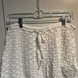 Hollister Crochet-Style Pull-On Cover Up Skirt